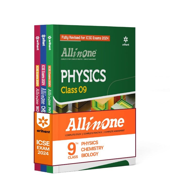All In One Class 9th Physics, Chemistry, Biology for ICSE Exam 2024