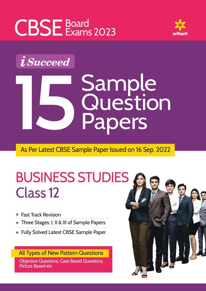 CBSE Board Exams 2023 ISucceed 15 Sample Question Papers BUSINESS